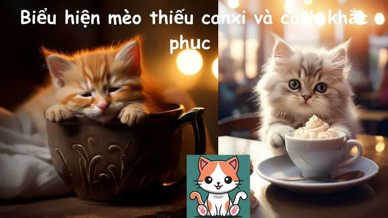 Biểu hiện mèo thiếu canxi và cách khắc phục