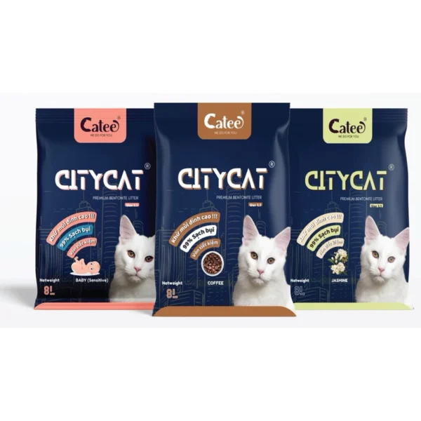 Cát Vệ Sinh Cho Mèo CityCat 8L – Khử Mùi Hiệu Quả, Vón Cục Xuất Sắc 🐾